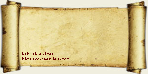 Jovana Jandrić vizit kartica